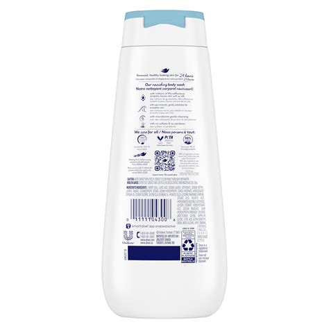 Dove Gentle Exfoliating Body Wash With Sea Minerals Dove