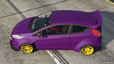 Ford Fiesta 3 Door Wide Body Midnight Replace For Gta 5