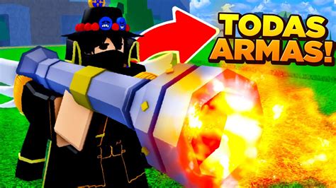 UPEI TODAS ARMAS DO BLOX FRUITS PRO MAX YouTube