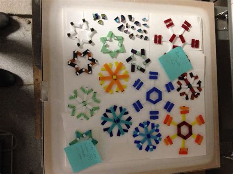 How to Make Fused Glass Snowflakes With Pattern and Directions Part One ...