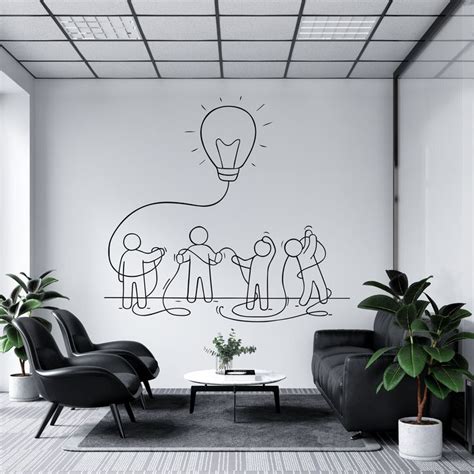 Office Wall Decal Teamwork Decal Office Wall Art Office Decor Teamwork