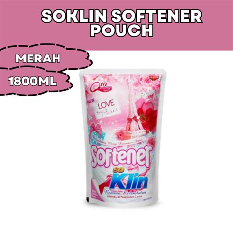 Soklin Softener Pouch 1800ml Lazada Indonesia