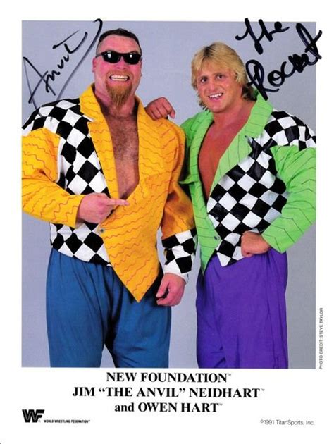 Jim "the Anvil" Neidhart & Owen Hart - New Foundation | Jim neidhart ...