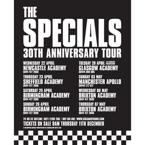 Th Anniversary Tour Live The Specials Mp Buy Full Tracklist