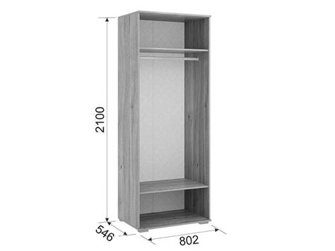 Купить шкаф двухдверный 04.21 Зоо недорого | «Мебель74» в Челябинске