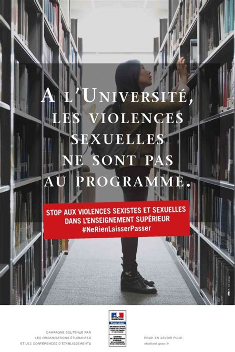 Campagne Contre Les Violences Sexistes Dans Lenseignement Supérieur