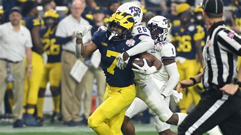 Michigan Vs Tcu Score Live Updates College Football Playoff Scores