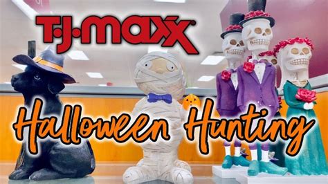 TJ MAXX HALLOWEEN HUNTING 2022 Shop With Me Halloween Decor At TJ Maxx