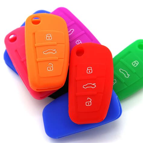 Pusakieyy Funda De Silicona Para Llave De Coche Accesorio Con 3