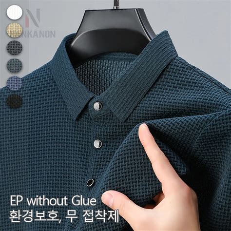 Summer New Men S Lop Up Hollow Short Sleeved Polo Shirt Ice Silk Glue Free Environmentally