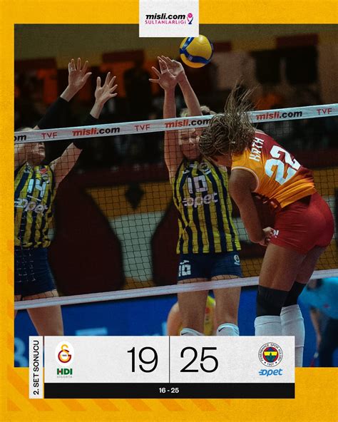 Galatasaray Voleybol On Twitter Kinci Set Sonucu Galatasaray Hdi