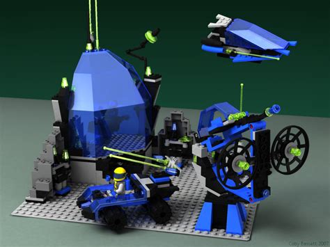 Ray Traced Lego Mania Space Station Zenon