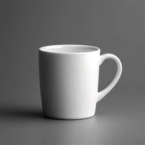 Premium Photo A White Mug With The Word Coffee On It