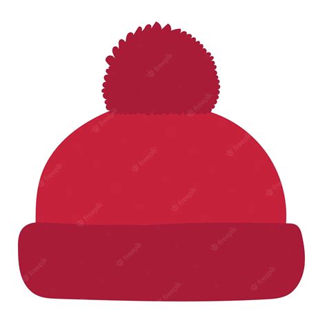 Premium Vector | Vector isolated red hat in flat style