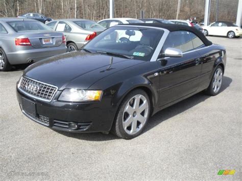 2005 Brilliant Black Audi S4 42 Quattro Cabriolet 46183278 Photo 1