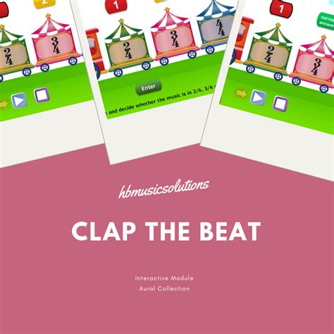 Clap The Beat Interactive Music Game Made By Teachers