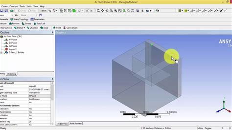 How To Create Surface From Edges Edge From Points Ansys Workbench