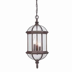 Acclaim Lighting Dylan 3 Light Chrome Outdoor Hanging Lantern 1716CH