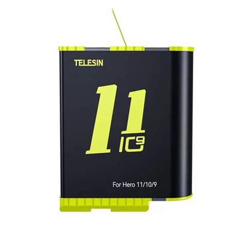 Telesin Battery For Gopro Hero Camera With Mah Rechargeable