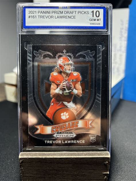 2021 Prizm Draft Picks Trevor Lawrence Crusade Rookie RC 161 EBay