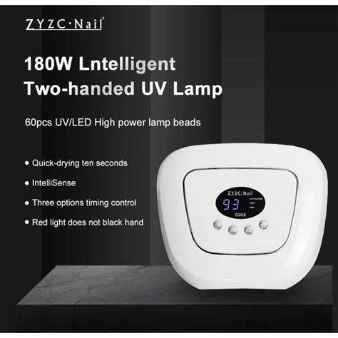 Jual Zyzc L Intelligent W Leds Lamp Two Handed Uv Lamp Pengering