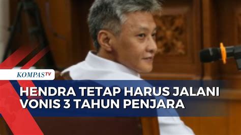 Mantan Anak Buah Sambo Hendra Kurniawan Tetap Divonis 3 Tahun Penjara