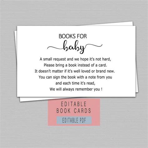 Printable Bring A Book Instead Of A Card Printable Calendars At A Glance