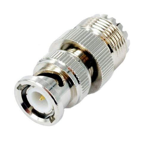 Bnc Macho A Uhf Hembra So239 Pl 259 Conector Rf Adaptador Coaxial De