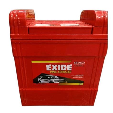 Capacity Ah Exide Ml B R Mileage Car Battery At In Bengaluru