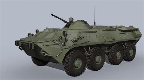 BTR 80 3D Model 150 Xsi Obj Max Lwo Flt Fbx Dxf 3ds Free3D