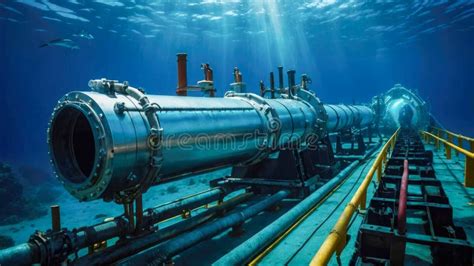 Underwater Pipeline For Oil And Gas Transport Subsea Industry