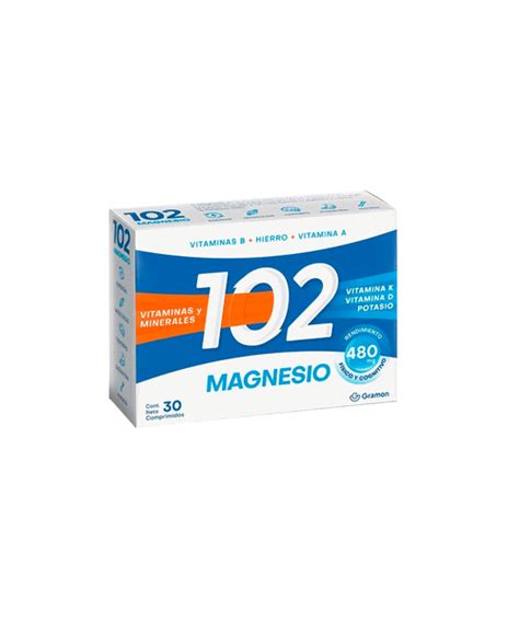 Suplemento Dietario 102 Magnesio X 30 Compr Farmaciasdelpueblo