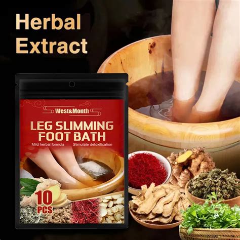 Original Leg Slimming Foot Bath Wormwood Ginger Foot Bath Pack Lymph