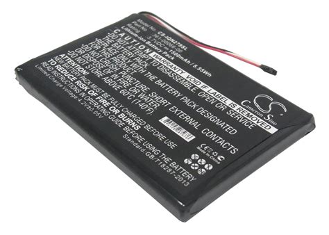 Replacement Battery For Garmin 37v 1500mah 555wh Gps Navigator