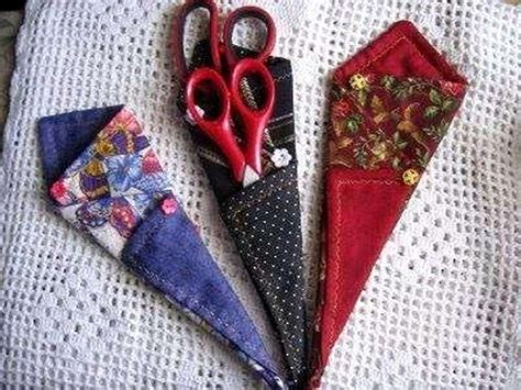 Класс! Чехол для ножниц из ткани. 11 разных моделей