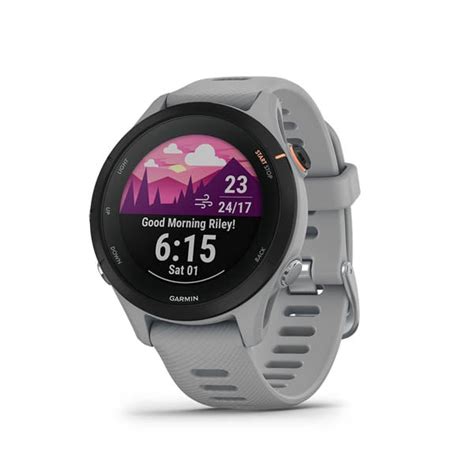 Forerunner S Gps Marathon Smartwatch For Runner Powder Grey