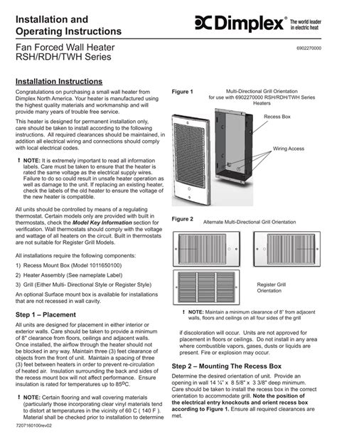 Dimplex Wall Heater Wiring Diagram Wiring Diagram