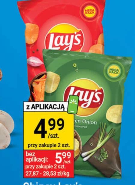 Lay S Chipsy Ziemniaczane Karbowane O Smaku Zielona Cebulka 210 G 16