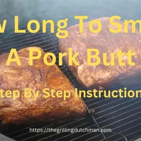 How To Smoke A Pork Butt For Pulled Pork