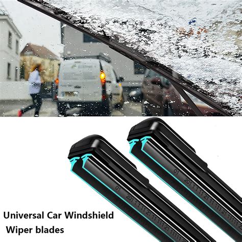 Car Windshield Wiper Blades Universal Soft Double Layer Rubber