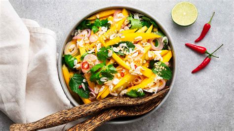 Spicy Thai Green Mango Salad Yum Ma Muang Non Guilty Pleasures