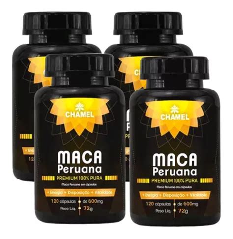 Suplemento en cápsulas Chamel Premium Maca Peruana Premium 100 pura