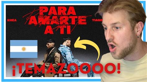 Reacción Khea Tiago Pzk Para Amarte A Ti Official Video Youtube