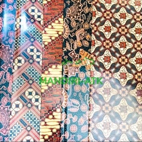 Jual KERTAS KADO MOTIF BATIK LEMBARAN MERK KIKY Shopee Indonesia