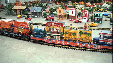 Santa Fe Nm Santa Fe Model Train Display Of G Scale Circus Train