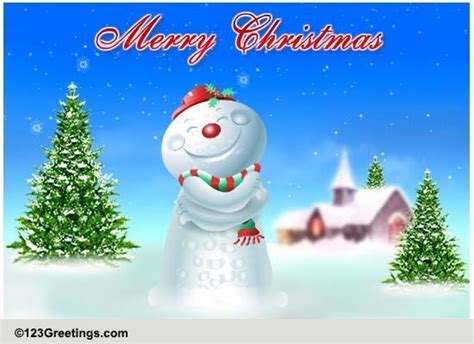 Christmas Hugs Free Merry Christmas Wishes Ecards Greeting Cards