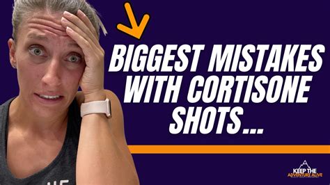 What You NEED To Know ABOUT A CORTISONE SHOT In The Knee YouTube