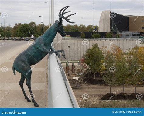 Deer Sculpture Stock Photo Image 61311822