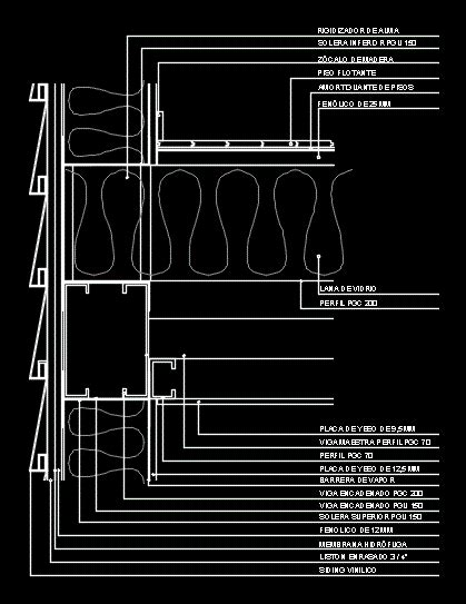 Mezzanine And Outer Panel Steelframe DWG Detail For AutoCAD Designs CAD