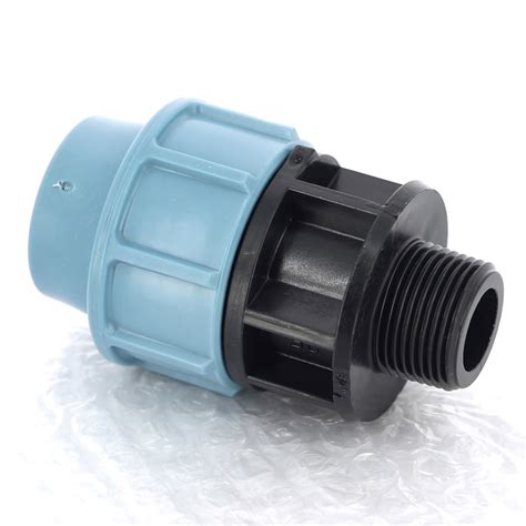 Муфта ПНД обжимная НР 25 х 3/4" для водопроводных труб UNIDELTA ...